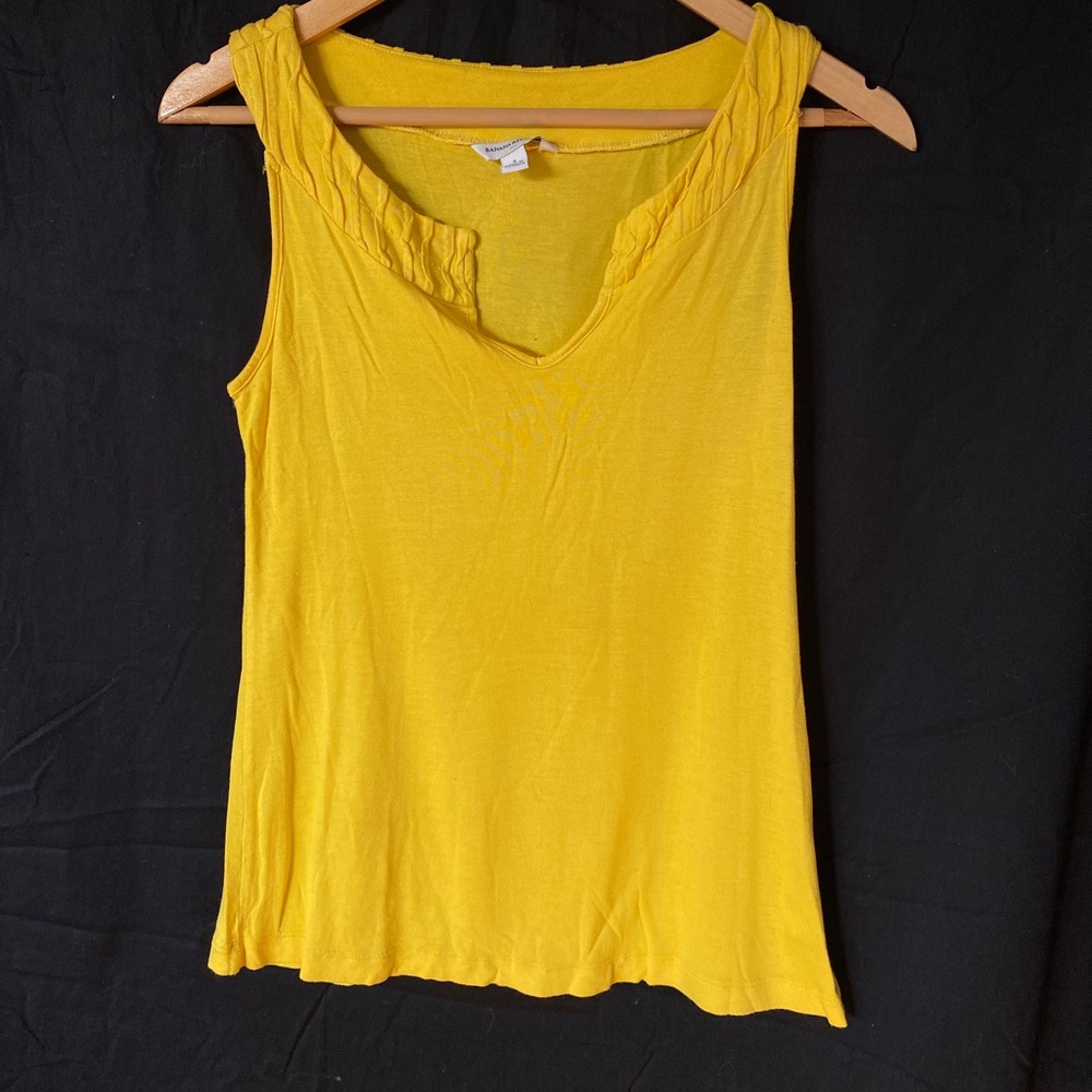 Yellow banana republic top